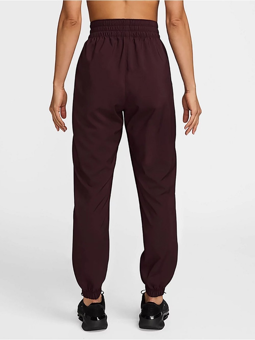 NWT! Large Nike Women’s Burgundy Crush One Dri-FIT High-Waisted 7/8 Joggers PC 🖤 - Picture 8 of 8